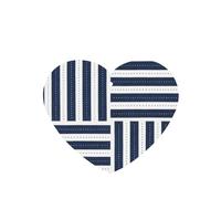 Navy Dot-Stripe Block Design Print 4Pcs Lavender Scent Hanging Lightweight Car Scent for Car Bedroom Wardrobe Bathroom