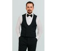 Navy Double Breasted Tuxedo Waistcoat Dobell Navy 5XL