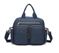 (Navy) Durable And Functional Changing Tote bag