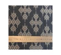 (Navy, Fat Quarter) Gutermann Fabric "Marrakech" 100% Cotton