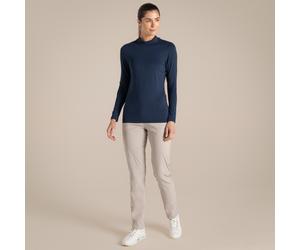 Navy female 16 Craghoppers Women's NosiLife Golf Long Sleeved Mock Neck Top Navy, Size: 16