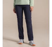 Craghoppers Womens Kiwi Pro III Convertible Trousers, Dark Navy, 16 Short EU