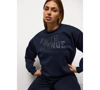 Navy Fifth Avenue Scuba Co-ord Sweatshirt M