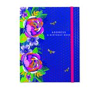 Navy Floral Address & Birthday Book Rachel Ellen Designs