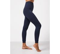 Navy Fur Lined Thermal Leggings L