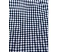Navy Gingham Polycotton Fabric by The Meter 1/4 Inch Check 114cm 45 Inch Wide