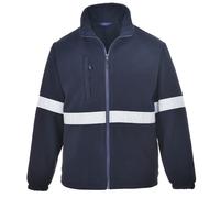Navy Hi-Vis Fleece Jumper Iona Lite Enhanced Visibility Fleece