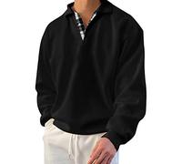 Navy Hoodie Men Pink Fleece Hoodie Jumpers Best Teacher Gifts Spring Male Casual Plaid Hoodless Sweatshirt Long Sleeve Turn Down Collar Button Sweatshirt Blouse Men Clothes Sale Clearance