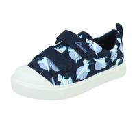 (Navy Interest, UK 4.5 Infant) Boys Clarks Casual Shoes City Bright - F Fit