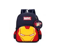 (Navy Ironman) Kids Backpack Preschool With Design Durable Nylon Lightweight