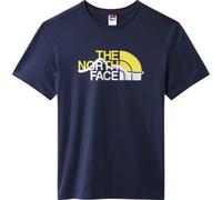 (Navy, L) The North Face Mens Mountain Line T-Shirt