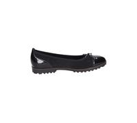 Navy leather ballerina shoes for women Gabor Noir 40