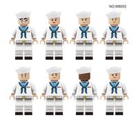 (Navy M8053) Mini Figure Toy Minifigure Fit Lego Building Block Set Toy