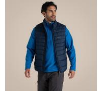 Navy male S Craghoppers Men's Waterproof Compresslite IX Insulating Vest Navy, Size: S