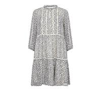 Navy Mini Grid Flower Dress - female - Part Two - Short Dresses - Black - L - Dresses L