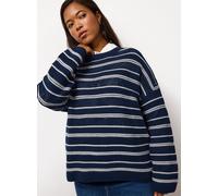 Navy Nautical Stripe Oversized Jumper 16