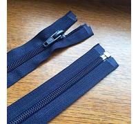 Navy No. 5 Lightweight Nylon Open Ended Zip (10"/25cm)
