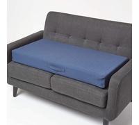 (Navy) Orthopaedic Foam 2 Seater Booster Cushion Cotton Removable Cover
