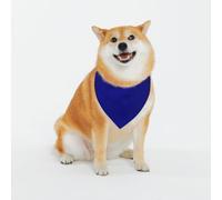 Navy Pattern Dog Bandanas, Comfortable Cotton Triangle Bibs Scarfs for Dogs Or Cats,Cute Pet Kerchief for Medium Large Dogs-Xx-Large