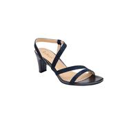 Navy Pearl 'Bernadette' Open-Toe Sandals Lotus Navy 5