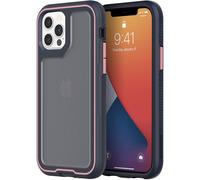 (Navy/Pink, iPhone 12 Mini) Griffin Survivor Extreme Case for iPhone 12 Series