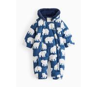 Navy Polar Bear Printed Snowsuit 9-12 months
