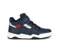 Navy Red Perth Booties for Boys - male - Geox - Kids Sneakers - Blue - 31 EU - Kids 31 EU