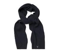 Navy Rib Scarf for Men - male - Gant - Winter Scarves - Blue - ONE SIZE - Accessories ONE SIZE