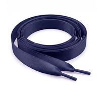 Navy Ribbon Shoelaces 85cm Long for Womens Vans shoe size 3 to 8 | Soft satin ribbon shoelaces, ideal replacement laces for trainers, boots, sneakers ,dress shoes & formal wear