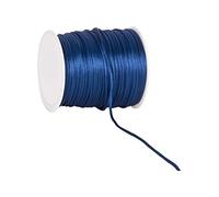 Navy/Royal blue silk rattail cord 2mm x 2 Metres cut from roll