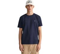 GANT Mens Shield Short Sleeve T-Shirt - Navy 433 - S