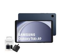 (Navy) Samsung Galaxy Tab A9 64GB 4GB RAM LTE SM-X115 Unlocked to all Carriers, with official 25W UK Wall Charger (EP-T2510) Retail Pack.
