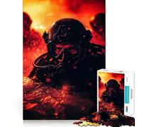 Navy Seal in Action Jigsaw Puzzles for Adults1000 Piece Mind Exercise Toy Indoor Fun Precision Cut (38x52cm)