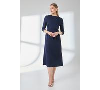 Navy Seam Detail Midi Dress Principles Navy 10