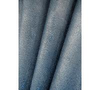 Navy - Shagreen Faux Leather Fabric by The Metre - Ideal for Crafts Interior Design | Home Textiles & Accessories. (Navy, Sample A5)