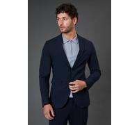 Navy Stretch Skinny Fit Suit Jacket Burton Navy 44R