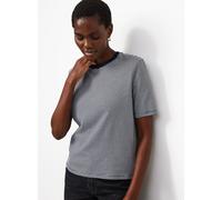 Navy Stripe Shoulder Pad T-Shirt 18