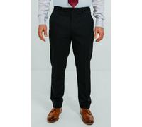Dobell Mens Navy Suit Trousers Regular Fit-36R
