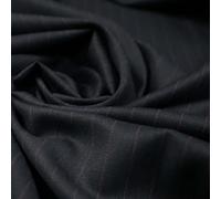 Navy SUPERFINE180S Microdot 12mm Maroon/Grey Pinstripe Men's Suiting Fabric (Sample (10cm x 10cm), Navy Superfine 7472)