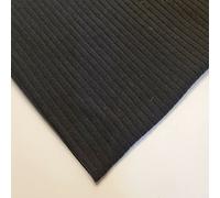 Navy Sweater Knit Jersey Fabric Sparsely Knitted Viscose Sold by The Metre 58" - 150 cm Wide Sold As 1 Meter Pre - Cut Lengths (Black)