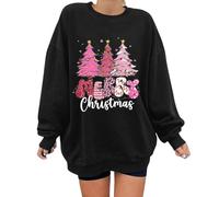 Navy Sweatshirt Cardigan for Women - Funny Christmas Elf Jumper, Fleece Gilet, Faux Fur Jacket, Hoodie, Oversized T-Shirt, Longline Puffer Coat