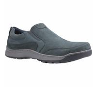 Hush Puppies Jasper Memory Foam Slip On Men's | Slip On Shoes | Navy Nubuck | UK Size 10