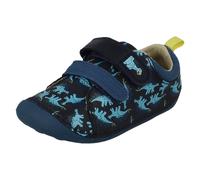 (Navy, UK 2 Infant) Boys Clarks Casual First Shoes Tiny Stomp T - F Fit