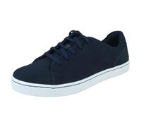 (Navy, UK 3) Mens Clarks Lace Up Deck Shoes Pickwell Sail - G Fit
