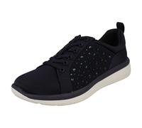 (Navy, UK 4.5) Ladies CLOUDSTEPPERS By Clarks Jewel Embellished Detailed Trainers - Ezera Ave