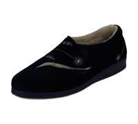 (Navy, UK 4) Ladies Padders Full Slippers Amelia 4021