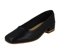 Clarks Seren 30 Court Leather Shoes in Navy Size 5.5