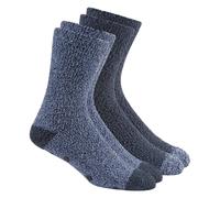 2 Pairs Mens Fluffy Gripper Socks New Super Soft Non Slip Warm Thermal Bed Sock