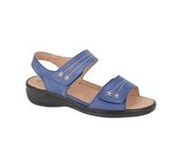 (Navy, UK 8 / EU 41) Women Sandals Casual Slingback Strappy Wedge Shoes