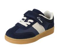 (Navy, UK 9 Child) Childrens Clarks Unisex Trainers CypressStep - G Fit